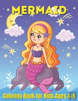 Bertrand.pt - Mermaid Coloring Book For Kids Ages 4-8