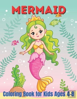 Bertrand.pt - Mermaid Coloring Book For Kids Ages 4-8