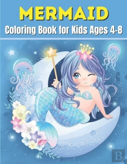 Bertrand.pt - Mermaid Coloring Book For Kids Ages 4-8