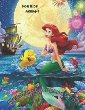 Mermaid Coloring Book For Kids Ages 4-8