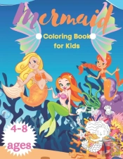 Mermaid Coloring Book For Kids Ages 4-8
