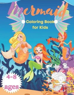 Bertrand.pt - Mermaid Coloring Book For Kids Ages 4-8