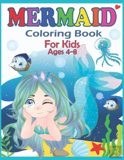 Bertrand.pt - Mermaid Coloring Book For Kids Ages 4-8