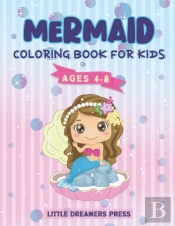 Mermaid Coloring Book For Kids Ages 4-8