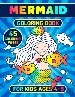 Bertrand.pt - Mermaid Coloring Book For Kids Ages 4-8