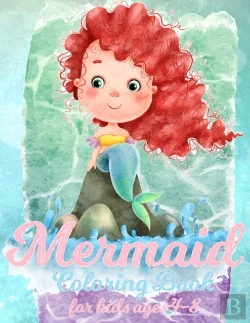 Bertrand.pt - Mermaid Coloring Book For Kids Ages 4-8