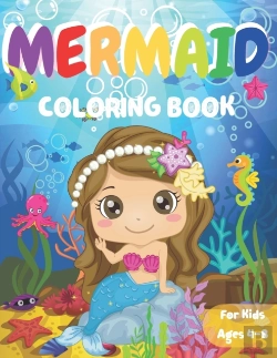 Bertrand.pt - Mermaid /Coloring Book For Kids Ages 4-8