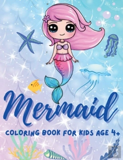 Bertrand.pt - Mermaid Coloring Book For Kids Ages 4-8