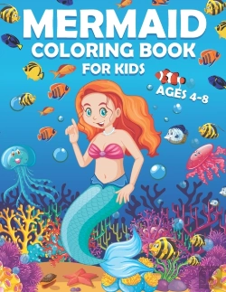 Bertrand.pt - Mermaid Coloring Book For Kids Ages 4-8