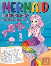 Mermaid Coloring Book For Kids Ages 4-8