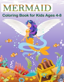 Bertrand.pt - Mermaid Coloring Book For Kids Ages 4-8