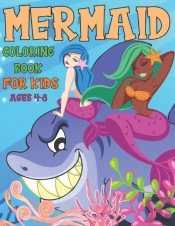 Mermaid Coloring Book For Kids Ages 4-8