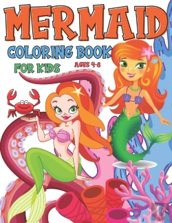 Bertrand.pt - Mermaid Coloring Book For Kids Ages 4-8