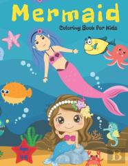 Mermaid Coloring Book For Kids Ages 4-8