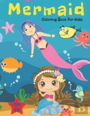 Mermaid Coloring Book For Kids Ages 4-8