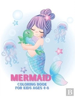 Bertrand.pt - Mermaid Coloring Book For Kids Ages 4-8