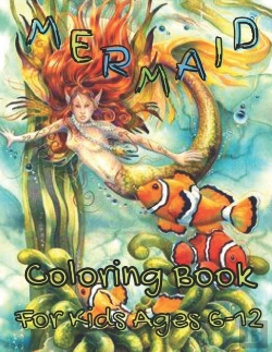 Bertrand.pt - Mermaid Coloring Book For Kids Ages 6-12