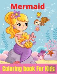 Mermaid Coloring Book For Kids