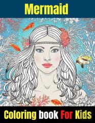 Mermaid Coloring Book For Kids