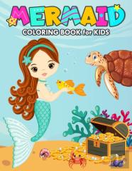 Mermaid Coloring Book For Kids