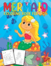 Mermaid Coloring Book For Kids