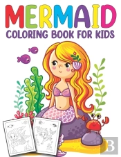 Mermaid Coloring Book For Kids
