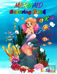 Mermaid Coloring Book For Kids