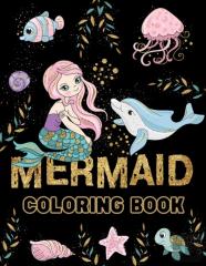 Mermaid Coloring Books For Girls 4-8