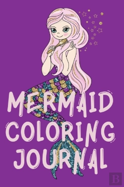 Bertrand.pt - Mermaid Coloring Journal.Stunning Coloring Journal For Girls, Contains Mermaid Coloring Pages.
