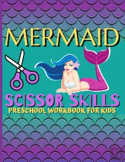 Bertrand.pt - Mermaid Scissor Skills / Preschool Workbook For Kids