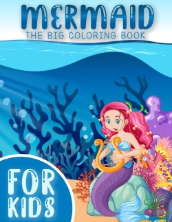 Bertrand.pt - Mermaid The Big Coloring Book For Kids