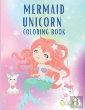 Mermaid Unicorn Coloring Book