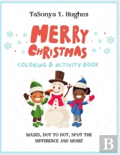 Merry Christmas Activity Book For Kids Ages 4-8