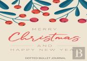 Merry Christmas And Happy New Year Dotted Bullet Journal