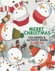 Merry Christmas Coloring And Activity Book For Kids