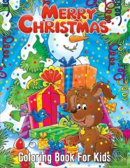 Merry Christmas Coloring Book For Kids