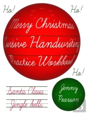 Merry Christmas Cursive Handwriting Practice Workbook