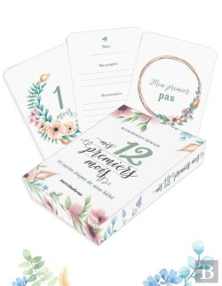Bertrand.pt - Mes 12 Premiers Mois - Les Cartes Etapes De Mon Bebe
