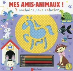 Bertrand.pt - Mes Amis-Animaux ! 7 Pochoirs Pour Colorier