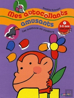 Bertrand.pt - Mes Autocollants Amusants T.7 ; Les Animaux En Couleurs