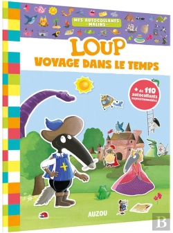 Bertrand.pt - Mes Autocollants Malins ; Cahier De Stickers ; Loup Voyage Dans Le Temps