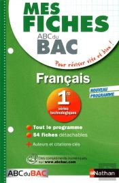 Mes Fiches Abc Bac Francais 1ere Technologique