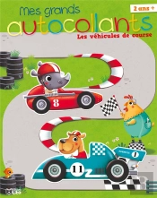 Mes Grands Autocollants ; Les Véhicules De Course