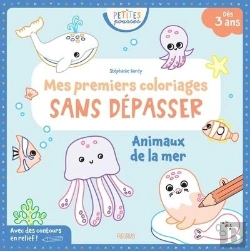 Bertrand.pt - Mes Premiers Coloriages Sans Dépasser : Animaux De La Mer