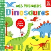 Mes Premiers Dinosaures - Livre Avec Poster A Deplier