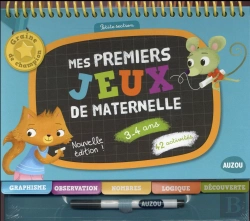 Bertrand.pt - Mes Premiers Jeux Malins 3-4 Ans - Edition 2016 (Coll. Graine De Champion)