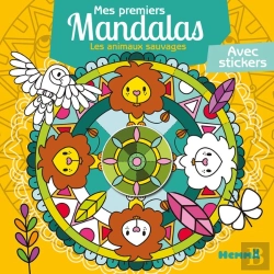 Bertrand.pt - Mes Premiers Mandalas - Les Animaux Sauvages - Avec Stickers