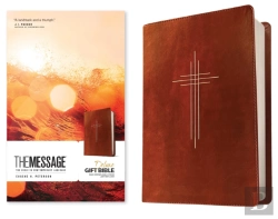 Bertrand.pt - Message Deluxe Gift Bible, Dark Brown Gold