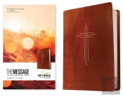 Message Deluxe Gift Bible, Dark Brown Gold