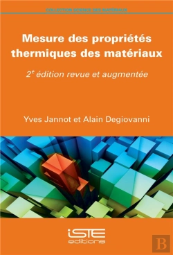 Bertrand.pt - Mesure Des Propriétés Thermiques Des Matériaux (2e Édition)